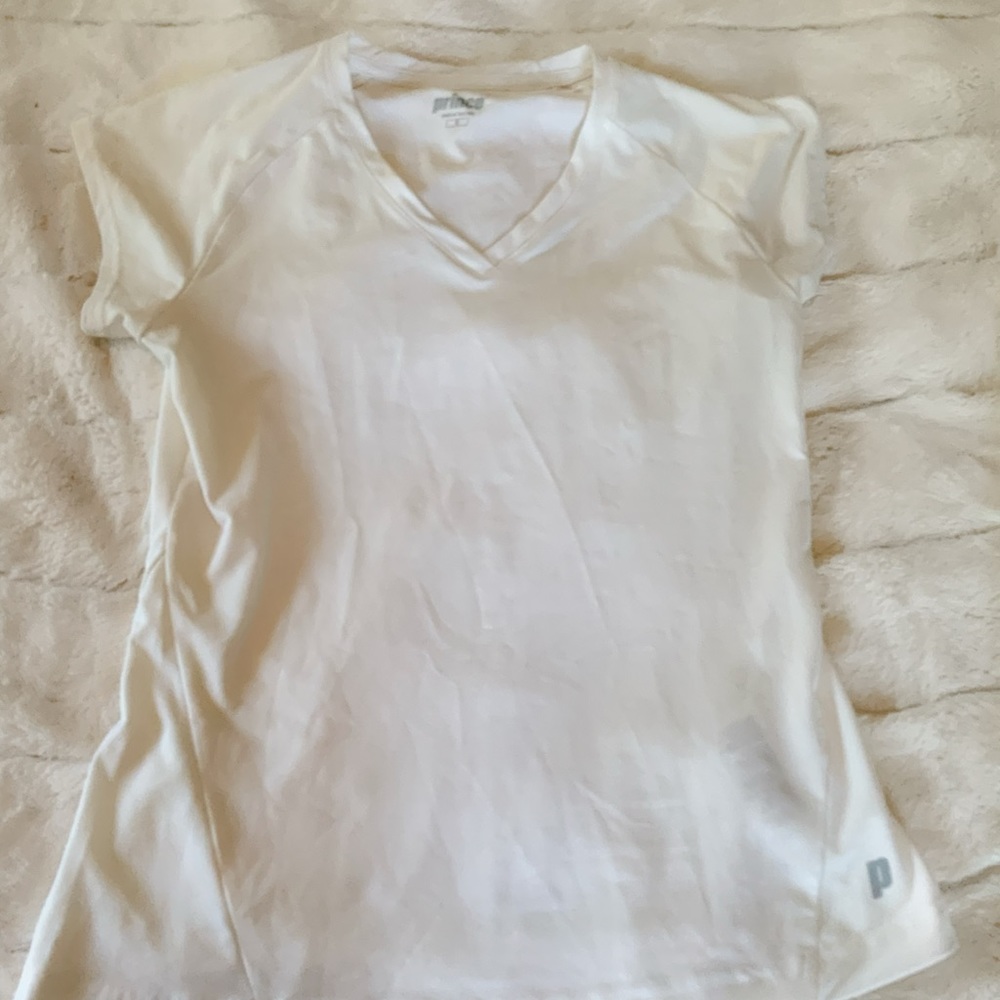 White tennis shirt